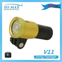 2015 New arrival Super bright Rechargeable spot/ flood led dive light